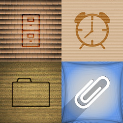 set of abstract backgrounds with different web Vector Image