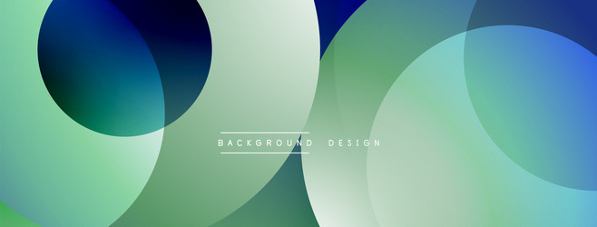 abstract background features overlapping circles vector image
