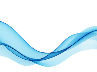 Abstract Color Wave Background vector image