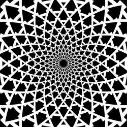 Geometric rotation pattern vector