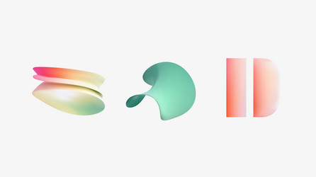 exploring abstract gradient shapes to enhance vector image