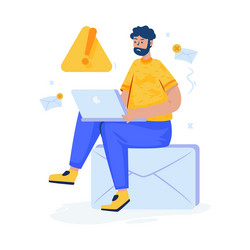 message not sent vector image