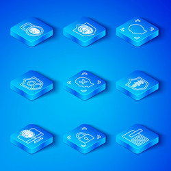 set line monitor with fingerprint rejection face vector image