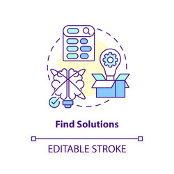 Problem Solving Concept Icon vector image