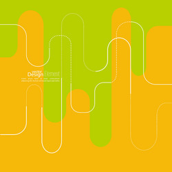 abstract background with curved lines dotted vector image