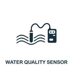 water quality sensor icon simple element from vector image