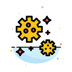 astronaut meteor space abstract flat color icon vector image