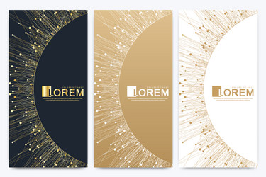 Chocolate bar packaging set trendy luxury product vector