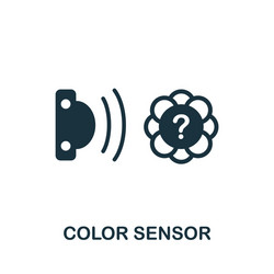Color sensor icon simple element from sensors vector