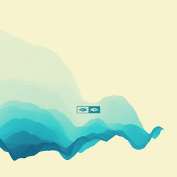3d wavy background dynamic effect water Royalty Free Vector