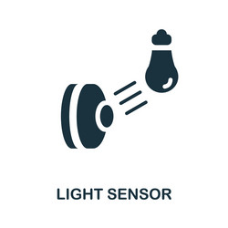 light sensor icon simple element from sensors vector image