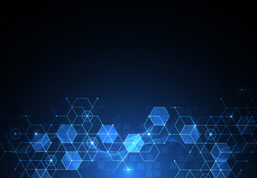 abstract blockchain digital technology concept vector image
