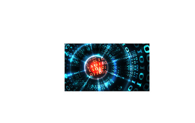Abstract computer data background programming vector