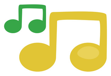 Music sheet on a white background Royalty Free Vector Image