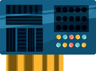 database server storage vector image