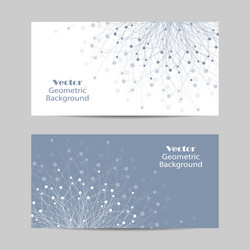 Set of horizontal banners vector