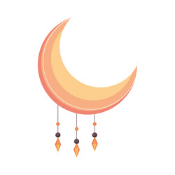 Bronzing Style Vector Moon PNG Transparent And Clipart Image For