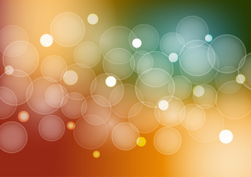 Abstract gradient background light bokeh on green vector