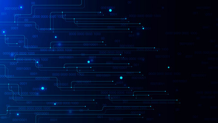 abstract connecting dots and lines background vector image