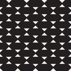 Seamless pattern repeating geometric elements vector