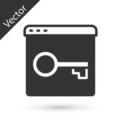 grey secure your site with https ssl icon vector