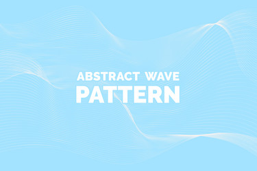 Abstract wave pattern wavy thin line background vector