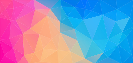 Flat triangle geometric background for design vector