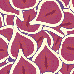 seamless abstract pattern with bright fig simple vector image