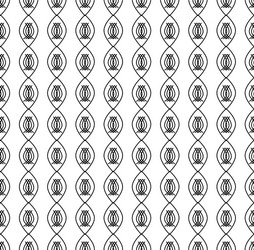 seamless pattern with geometric shapes and symbols vector image