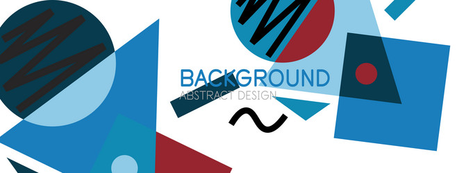 abstract background with blocks lines geometric vector image