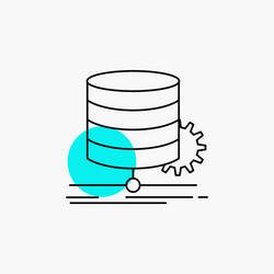 algorithm chart data diagram flow line icon vector image