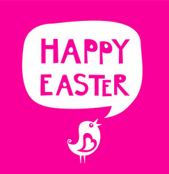 Easter Bubble Bird Vector Image