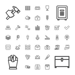 Box icons vector