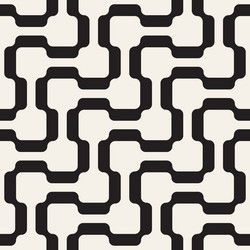 seamless pattern repeating geometric elements vector image