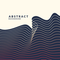 Abstract geometric background with dynamic waves vector