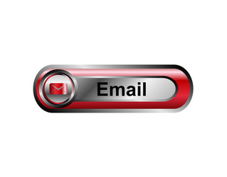 Email button mail internet icon vector