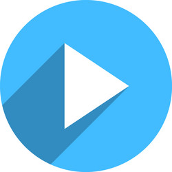 Play Button - Circle Icon Vector Image