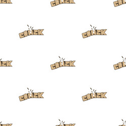 Crack sound effect pattern seamless vector