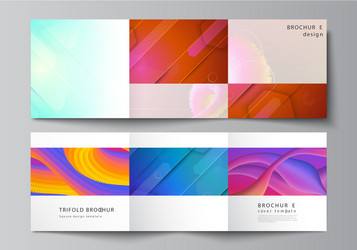 minimal editable layout square format vector image