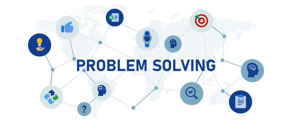 problem solving brainstorming thinking solution vector image