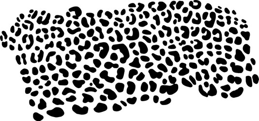 background of leopard skin pattern vector image