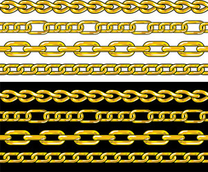 Chain borders Royalty Free Vector Image - VectorStock