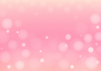 Abstract gradient background bokeh light on pink vector