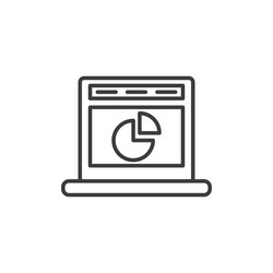 dashboard icon set real time data monitor symbol vector image
