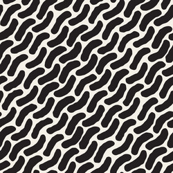 seamless pattern repeating geometric elements vector image
