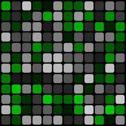 abstract pattern rounded squares with black grille vector image
