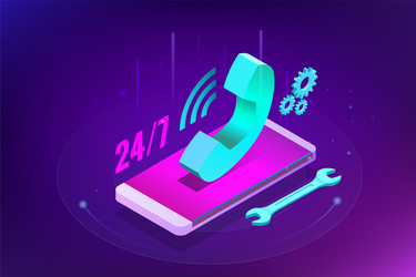 web page design templates for call center support vector image