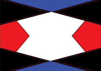 a patterned triangular background with white vector image