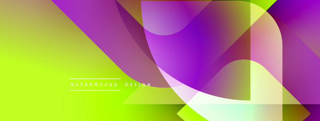 abstract vibrant design overlapping shapes create vector image