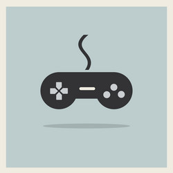 computer video game controller joystick vector image